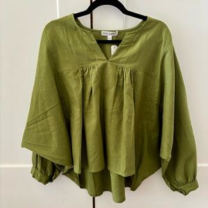 NWT Good Company Beach Day Top in Fern